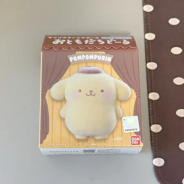[BUNJANG] Sanrio Pompompurin Fluffy Doll Collection Sofubi Figure / 산리오 폼폼푸린 플로키돌 컬렉션 소프비 피규어