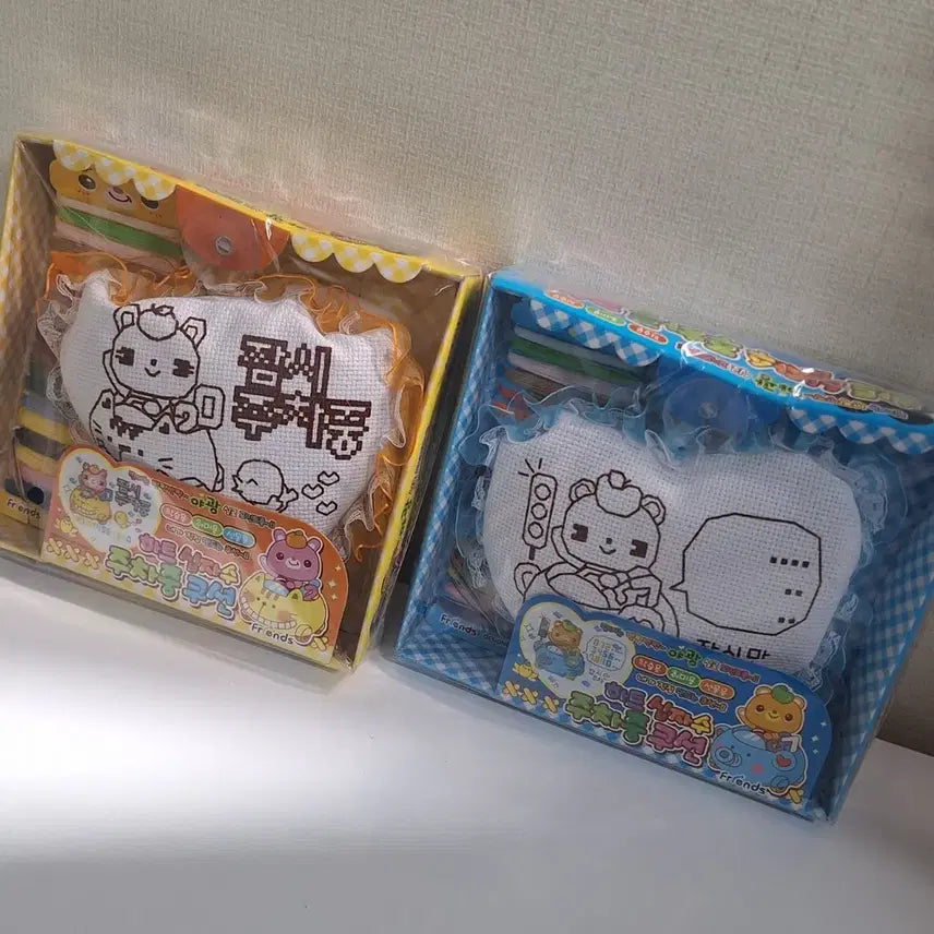 [BUNJANG] 2012 Embroidery Kit - Cute Bear Design / 2012년도 고전))주차 자수키트 (개당)
