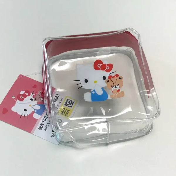 [BUNJANG] Daiso Transparent PVC Pouch - Hello Kitty Design / (새상품) 다이소 투명 PVC 파우치