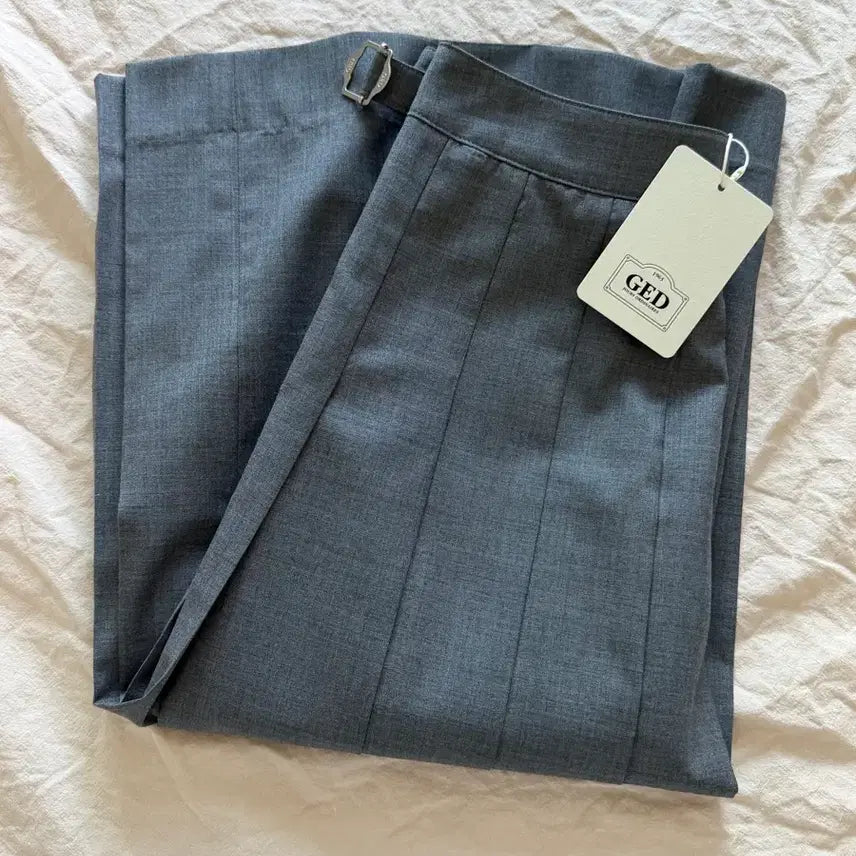 [BUNJANG] GED Pleated Skirt Grey S / GED 게드 플리츠 스커트 그레이 S