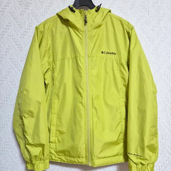 [BUNJANG] Columbia Reversible Hooded Jacket Yellow Check / 콜롬비아 후드 집업 옐로우.체크  양면