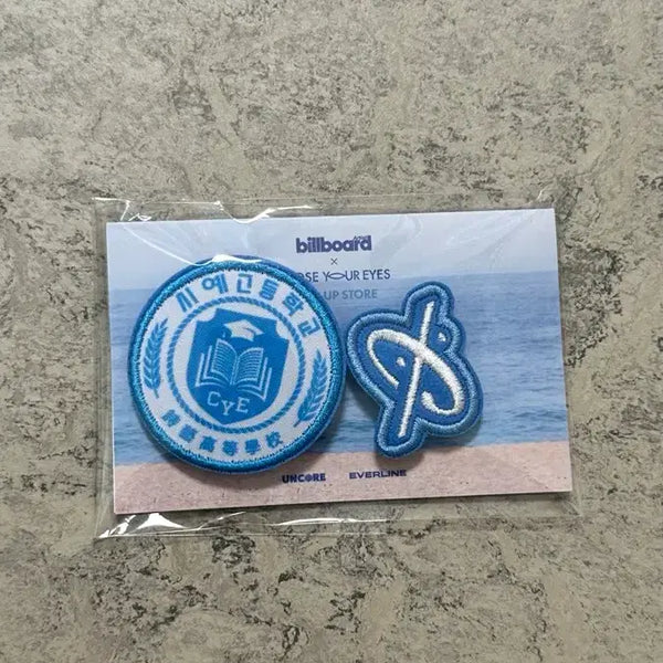 [BUNJANG] CLOSE YOUR EYES Billboard Wappen Set Badge Pop-up Magazine MD / 클유아 빌보드와펜 세트 뱃지  팝업 매거진 MD클로즈유어아이즈