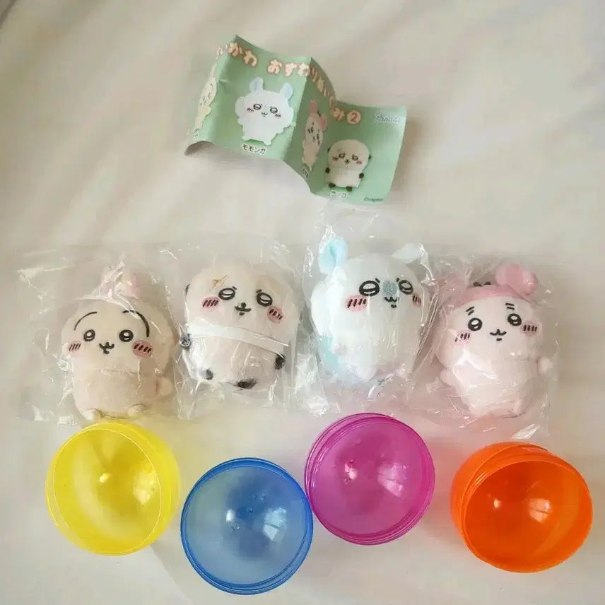 [BUNJANG] Chiikawa Sitting Plush Set (Series 2) / 치이카와 앉은 누이 앉은누이 오스와리 2탄 4종 세트
