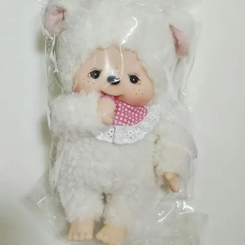 [BUNJANG] Monchhichi Friends Chamu Sheep Plush / 몬치치 프렌즈 챠무 양 인형