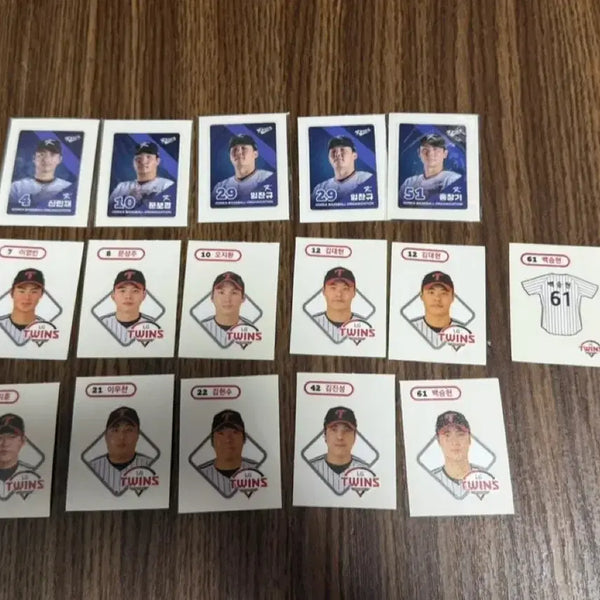 [BUNJANG] KBO LG Twins Sticker Collection / KBO 엘지 띠부씰 팝니다