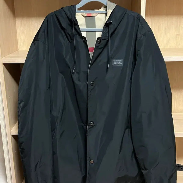 [BUNJANG] Burberry Reversible Check Hooded Jacket 2XL / [2XL] 버버리 리버시블 체크 후드 재킷