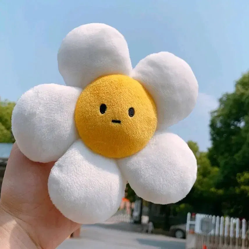 [BUNJANG] Smile Daisy Keychain / 스마일 데이지 키링
