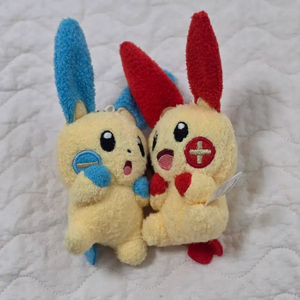 [BUNJANG] Pokemon Charm Mascot Plush Mienfoo Bundle Set / 포켓몬 찰싹 마스코트 플러시 마이농 일괄