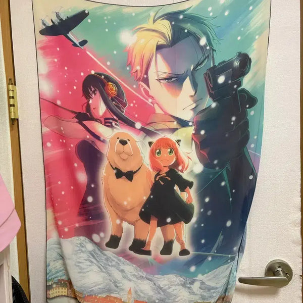 [BUNJANG] Spy x Family Chiffon Poster / 스파이패밀리 쉬폰 포스터