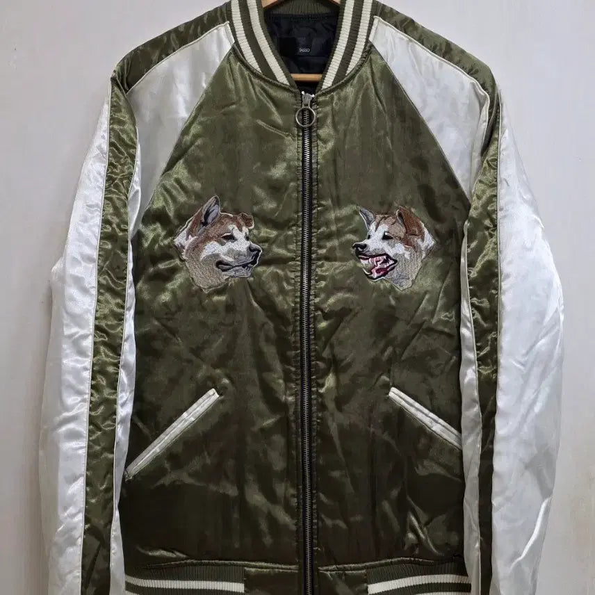 [BUNJANG] Satin Varsity Jacket Shibuya / 세틴 바시티. 시부야 L=100.