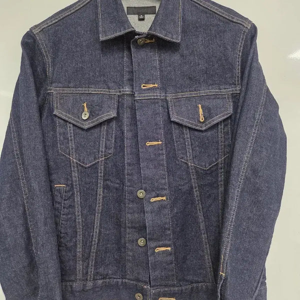 [BUNJANG] Uniqlo Denim Jacket Indigo Blue Size M / 유니클로 데님 자켓 진청 M