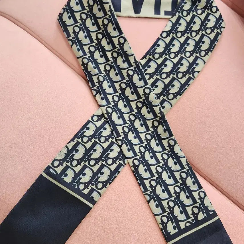 [BUNJANG] Dior Oblique Mitzah Twilly Scarf / 디올 스카프 오블리크 미차 트윌리