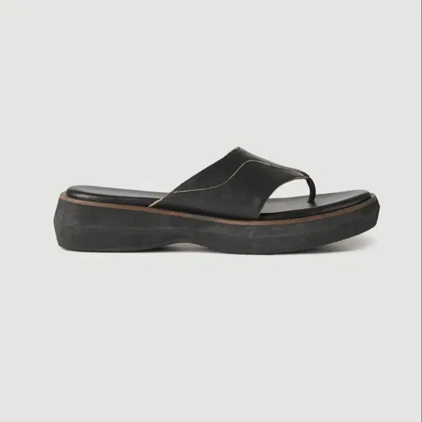 [BUNJANG] COOR Low-Cut Platform Flip-Flop (Black) / COOR 쿠어 로우컷 플랫폼 플립플랍 (블랙)무신사단독