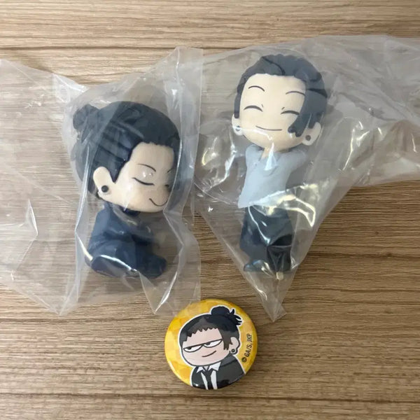 [BUNJANG] Jujutsu Kaisen Geto Shoulder-Sitting Gachapon Mini Can Badge / (일괄) 주술회전 게토 어깨쿵 코치무이테 가챠 지로리 미니 캔뱃지
