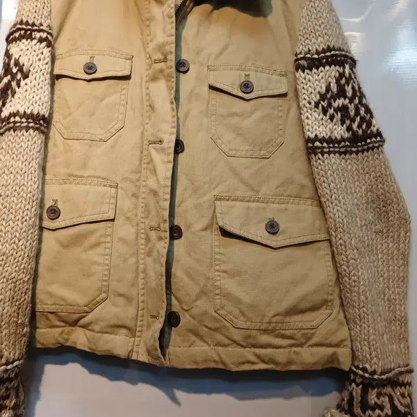 [BUNJANG] Ralph Lauren Knit Contrast Jacket / 랄프로렌  니트 배색 자켓
