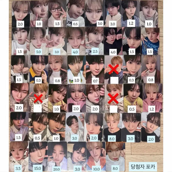 [BUNJANG] NCT WISH Steady Color Odd To Love Is With Taiwan Taipei Fanmeet Singapore Winner Sion Riku Yushi Jaehee Ryo Sakuya Photocard / 엔시티 위시 스테디 컬러 오드투러브 이즈위 대만 타이페이 fanme 싱가포르 당첨자 시온 리쿠 유우시 재희 료 사쿠야 포카