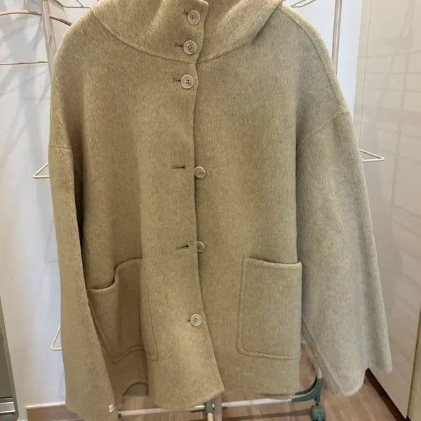 [BUNJANG] Beige Handmade Coat / (새상품) 핸드메이드 코트