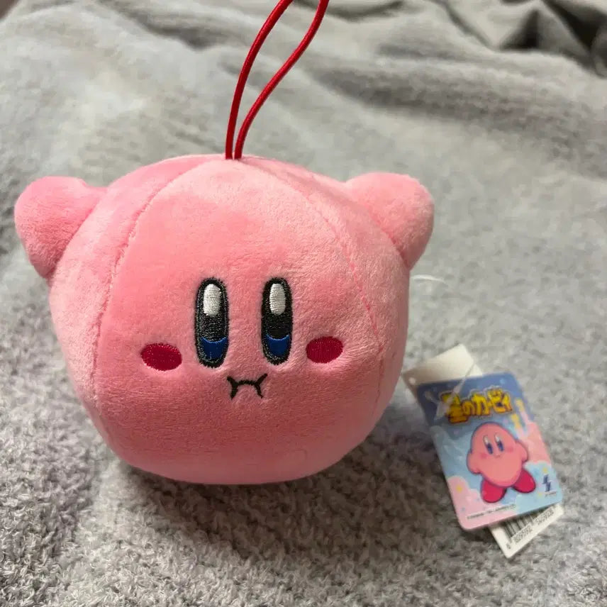 [BUNJANG] Official Kirby Hovering 11cm Plush Keychain / 정품 별의 커비 호버링 11cm 인형 키링