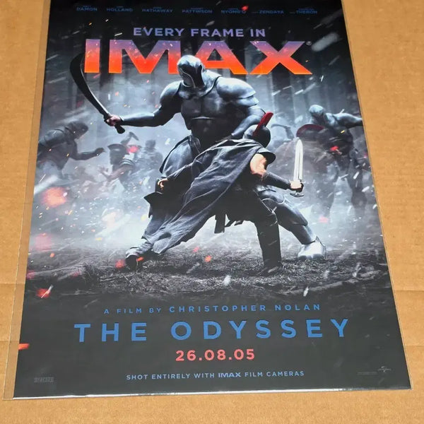 [BUNJANG] Christopher Nolan's Odyssey IMAX Poster (A3) - Exclusive Box Packaging / [전용박스포장]영화 크리스토퍼놀란 감독의 오디세이 IMAX 포스터(A3)
