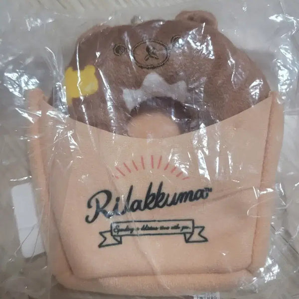 [BUNJANG] Rilakkuma Koguma Donut Plush Keychain / 리락쿠마 코구마 도넛 인형 키링
