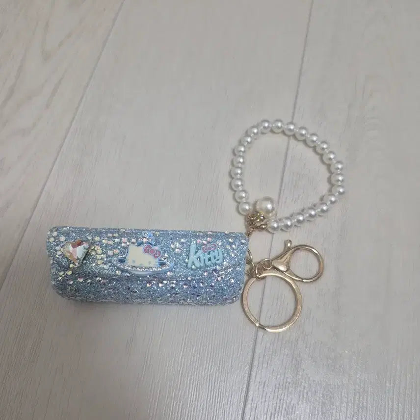 [BUNJANG] Hello Kitty Glitter Lip Case New / 키티 글리터 립케이스 새상품