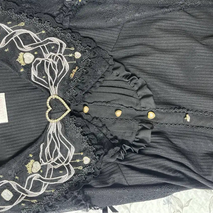 [BUNJANG] Lizlisa Sailor Blouse - Black / 리즈리사 쥬얼리 세일러 블라우스 블랙 일브 지뢰계 양지뢰