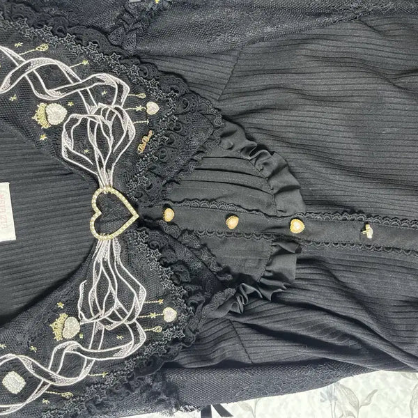 [BUNJANG] Lizlisa Sailor Blouse - Black / 리즈리사 쥬얼리 세일러 블라우스 블랙 일브 지뢰계 양지뢰
