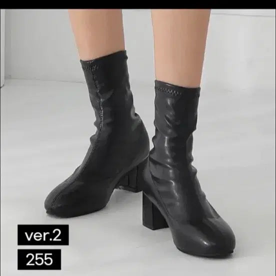 [BUNJANG] Black Ankle Boots / 블랙 앵클 부츠