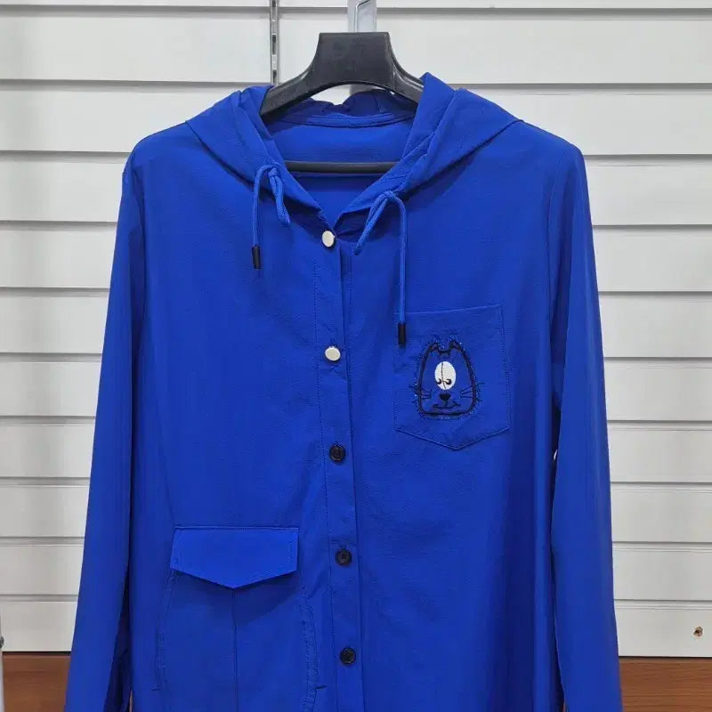 [BUNJANG] Lightweight Blue Windbreaker Jacket / 블루 쟈켓