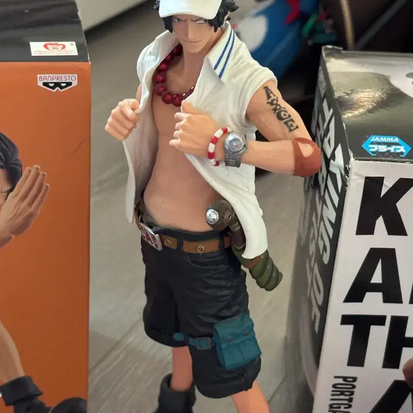 [BUNJANG] One Piece Ace King of Artist Marine Figure / 원피스 에이스 킹오브아티스트 해군 피규어 (박스x)