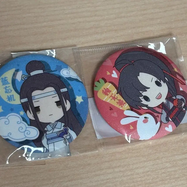 [BUNJANG] The Untamed WangXian Bundle Set Can Badges / 마도조사 남망기 위무선 캔뱃지 일괄