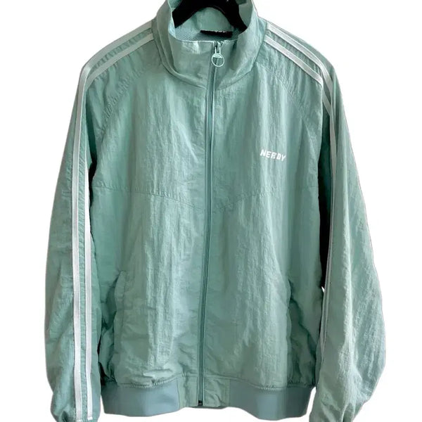 [BUNJANG] NERDY Light Green (Mint) Windbreaker S / 널디NERDY 라이트그린(민트)윈드브레이커