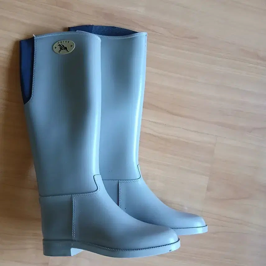 [BUNJANG] Dafna Gray Long Rain Boots / 다프나 레인부츠