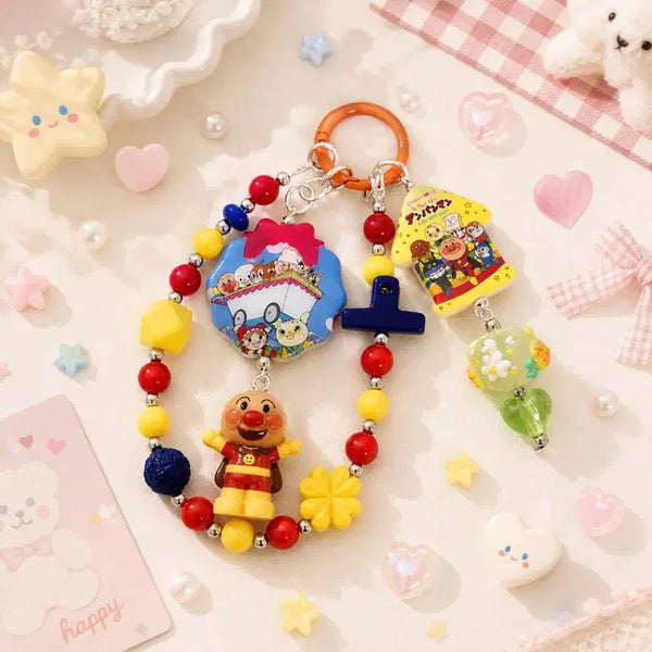 [BUNJANG] Handmade Breadman Keychain / 호빵맨 키링