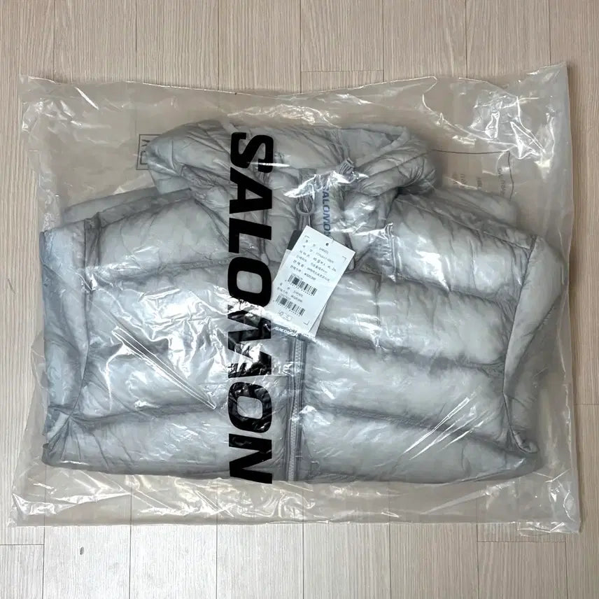 [BUNJANG] Salomon UNI Cross Insulation Jacket - Light Grey / [새상품] 살로몬 UNI 크로스 인슐레이션 자켓 S / 라이트 그레이