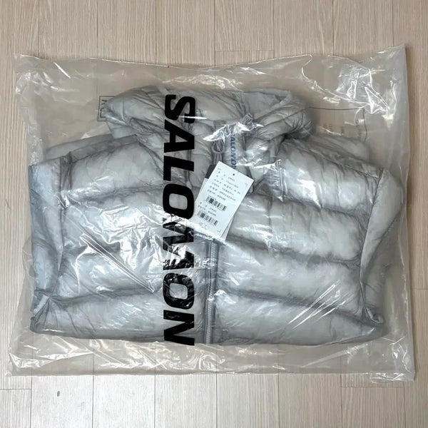 [BUNJANG] Salomon UNI Cross Insulation Jacket - Light Grey / [새상품] 살로몬 UNI 크로스 인슐레이션 자켓 S / 라이트 그레이