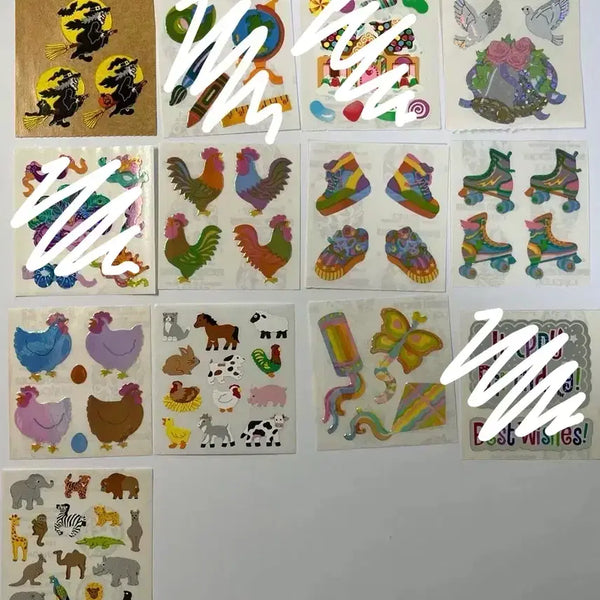 [BUNJANG] Sandy Lion Cut Vintage Sticker / 샌디라이온 컷