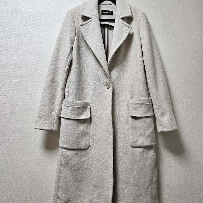 [BUNJANG] Massimo Dutti Women's Wool Coat Beige / 마시모뚜띠 여성 모직 코트 55