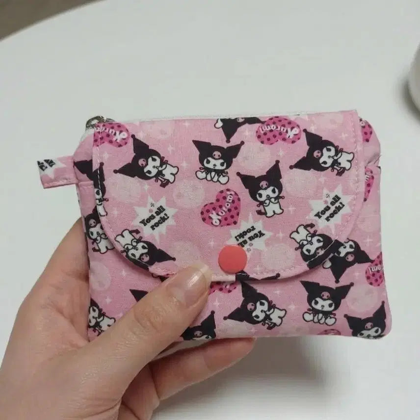 [BUNJANG] Kuromi Two-Way Wallet / 쿠로미 투웨이지갑