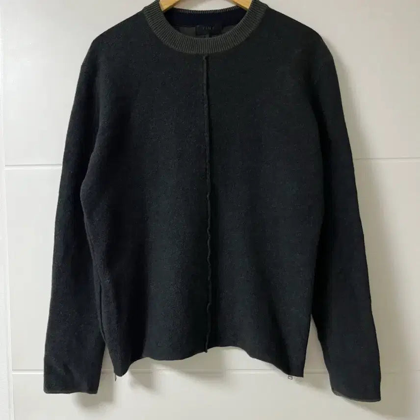 [BUNJANG] Time Homme 100% Wool Knit Sweater / 타임 옴므 니트 모100%