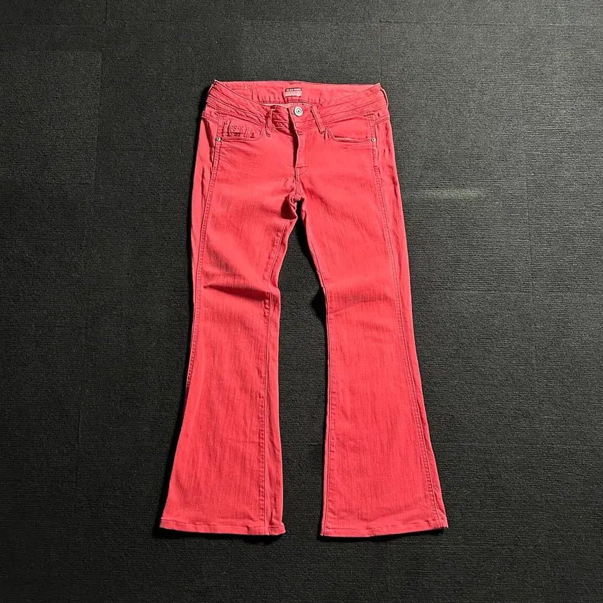 [BUNJANG] G-Star Indie Pink Bootcut Denim Pants / G-Star 인디핑크 부츠컷 데님 팬츠