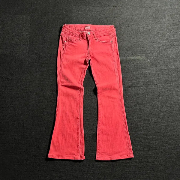 [BUNJANG] G-Star Indie Pink Bootcut Denim Pants / G-Star 인디핑크 부츠컷 데님 팬츠