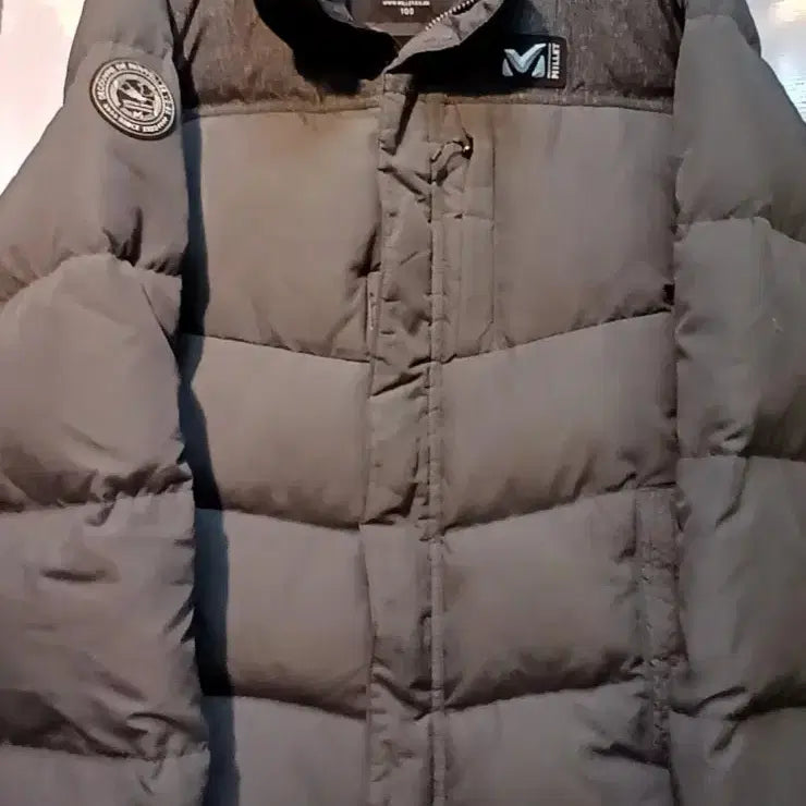 [BUNJANG] Millet Padded Jumper Grey Size 100 / 밀레 패딩 점퍼 그레이 100