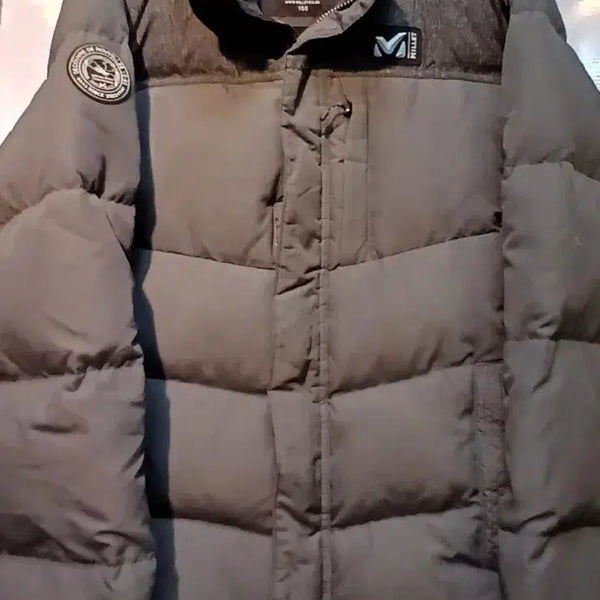[BUNJANG] Millet Padded Jumper Grey Size 100 / 밀레 패딩 점퍼 그레이 100