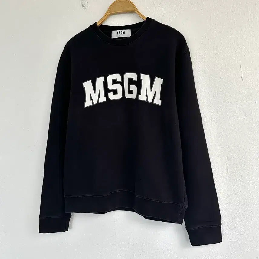 [BUNJANG] MSGM Logo Fleece Sweatshirt / MSGM 로고 플리스 스웨트셔츠