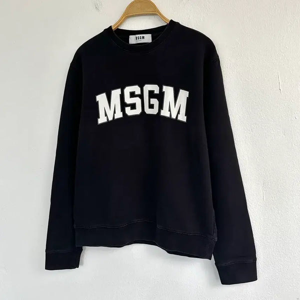 [BUNJANG] MSGM Logo Fleece Sweatshirt / MSGM 로고 플리스 스웨트셔츠