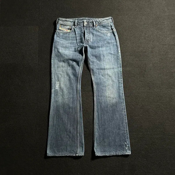 [BUNJANG] Diesel Jathan Low Rise Bootcut Denim Pants / 디젤 자탄 로우라이즈 부츠컷 데님 팬츠