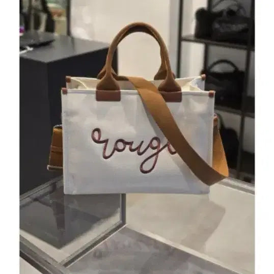 [BUNJANG] Rouge & Lounge Canvas Tote & Shoulder Bag / 새상품)루즈앤라운지 가방