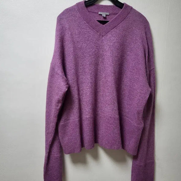 [BUNJANG] COS V-Neck Knit Purple L / COS 브이넥 니트 퍼플 L