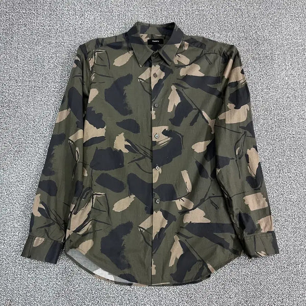 [BUNJANG] Theory Camouflage Shirt / 띠어리 카모셔츠